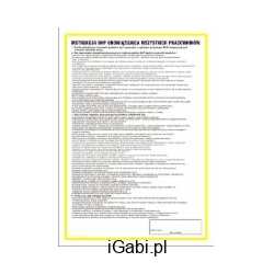 TABLICA INSTRUKCJA BHP OGÓLNA